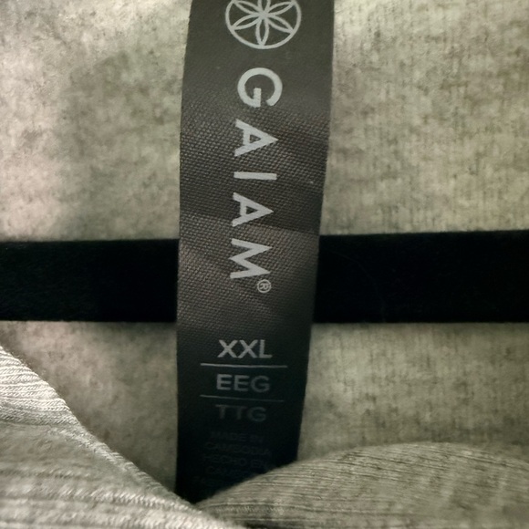 GAIAM Heather Gray Women's Hoodie - Picture 2 of 4